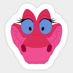 Pink Kaa normal Sticker